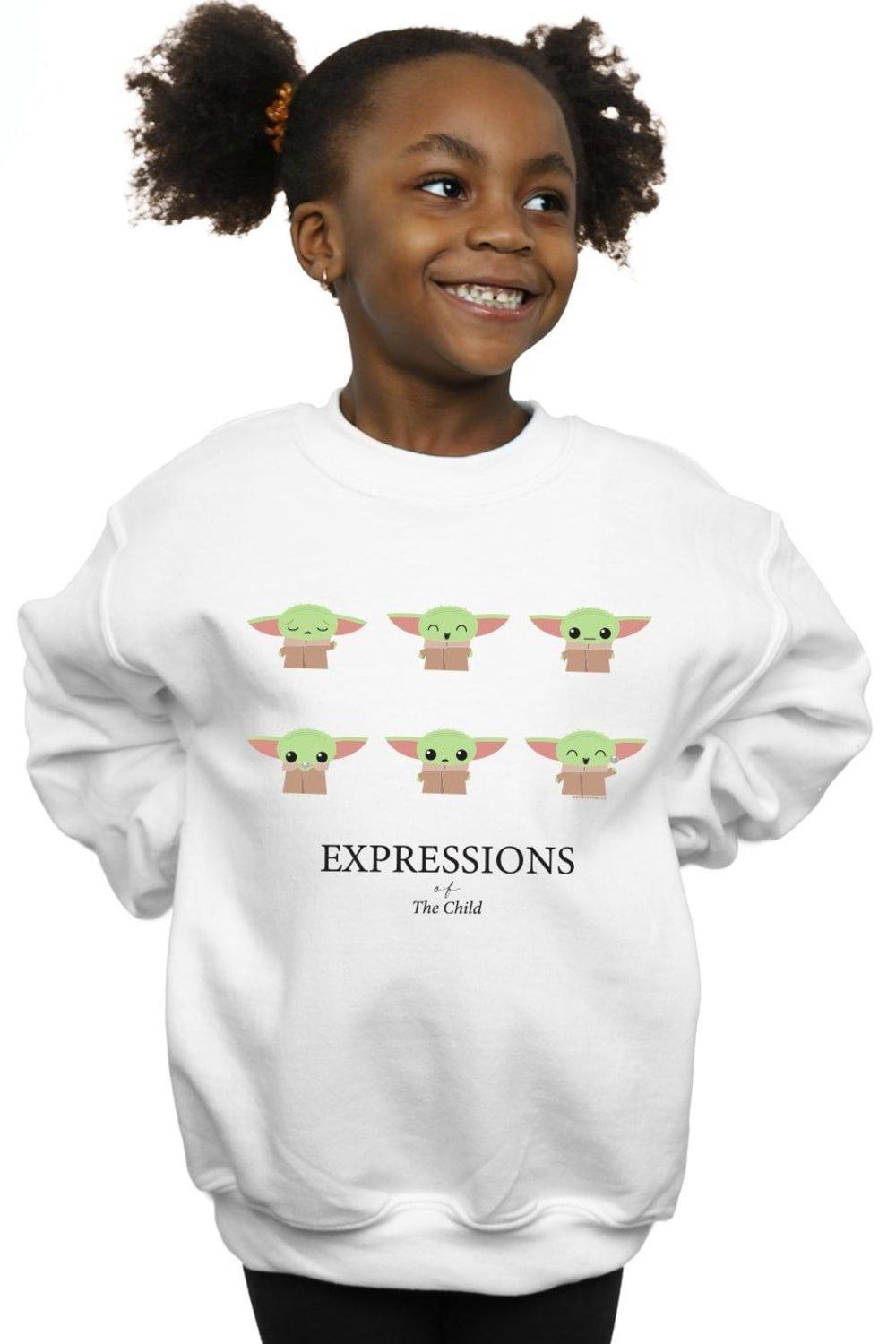 The Mandalorian Expressions Of The Child Sweatshirt