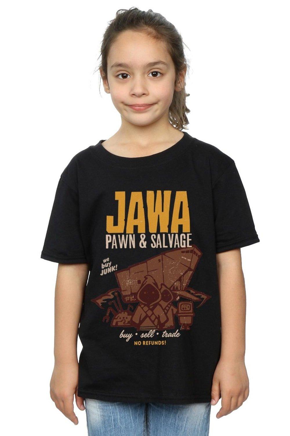 Jawa Pawn And Salvage Cotton T-Shirt