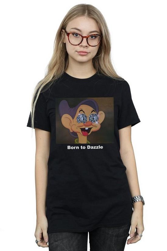 Disney Dopey Born To Dazzle Cotton Boyfriend T-Shirt 1
