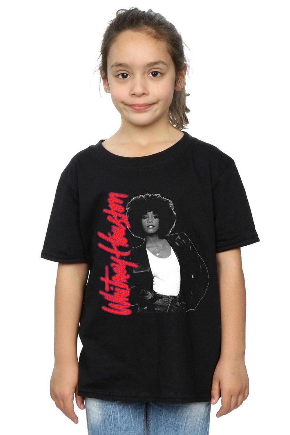 Whitney Pose Cotton T-Shirt