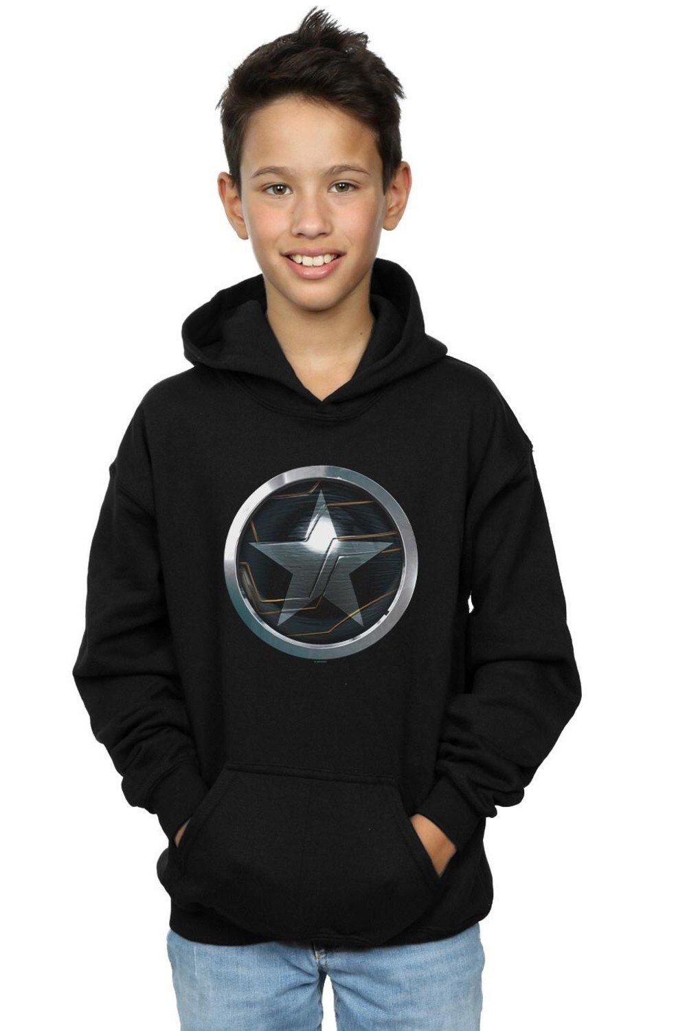 The Falcon And The Winter Soldier Chest Star Hoodie