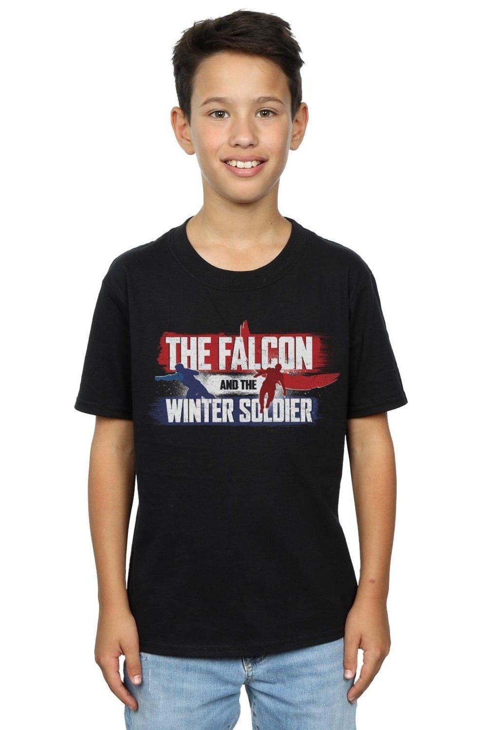 The Falcon And The Winter Soldier Action Logo T-Shirt