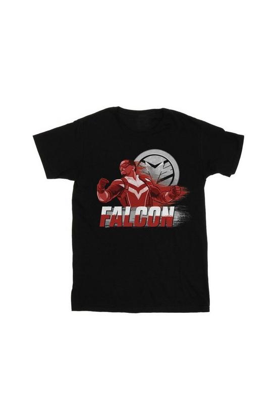 Marvel The Falcon And The Winter Soldier Falcon Red Fury T-Shirt 2