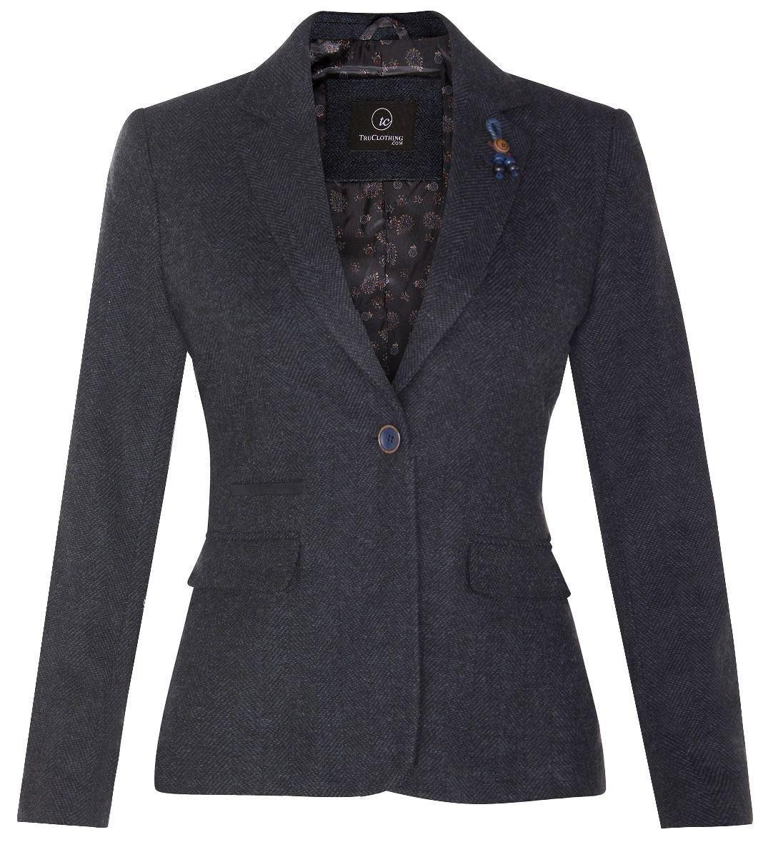 Suits | Tweed 1920s Herringbone Blazer | Oliver Tweed