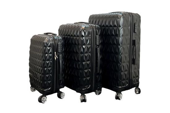 Wowcher 3-Piece Hard Shell Luggage Suitcase Set 1
