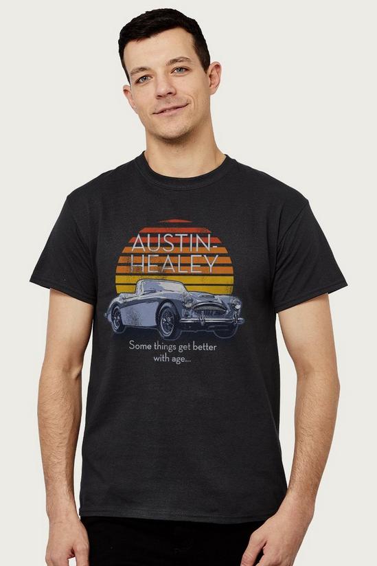 Austin Healey Some Things Get Better With Age British Motor Heritage Fathers Day T-Shirt 1