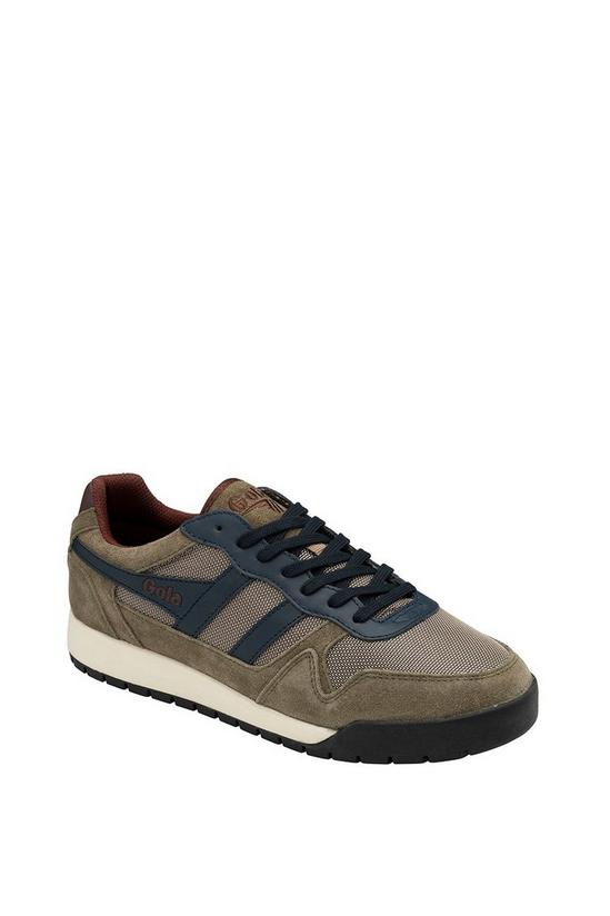 Gola 'Trek Low' Suede Lace-Up Trainers 1