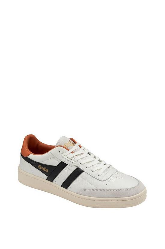 Gola 'Contact Leather' Leather Lace-Up Trainers 1