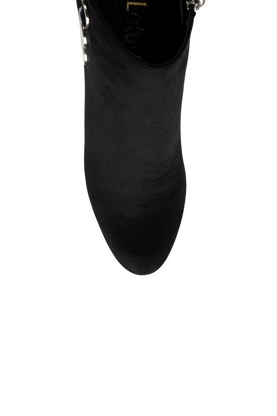 Lotus Black 'Anna' Microfibre Ankle Boots 4
