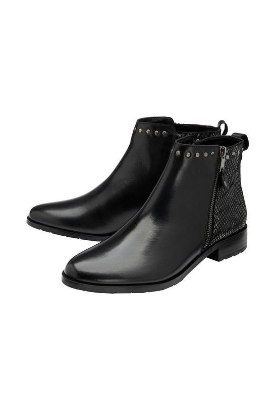 Lotus 'Moire' Leather Ankle Boots 2