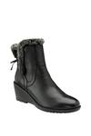 Lotus 'Stephanie' Leather Wedge Boots thumbnail 1