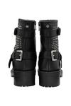 Ravel Black 'Dora' Leather Biker Boots thumbnail 3