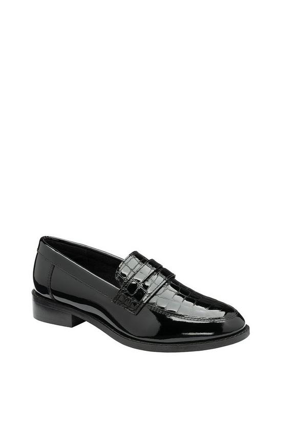 Ravel Black 'Enid' Patent Leather Loafers 1