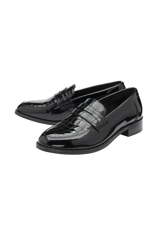 Ravel Black 'Enid' Patent Leather Loafers 2