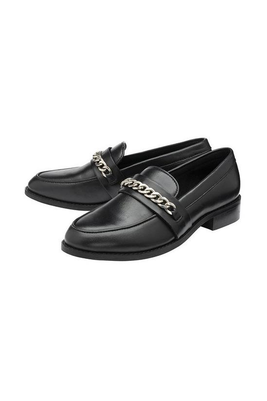 Ravel Black 'Della' Leather Loafers 2