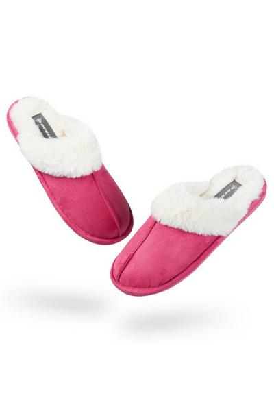House Fluffy Slippers With Thick Fur Lining