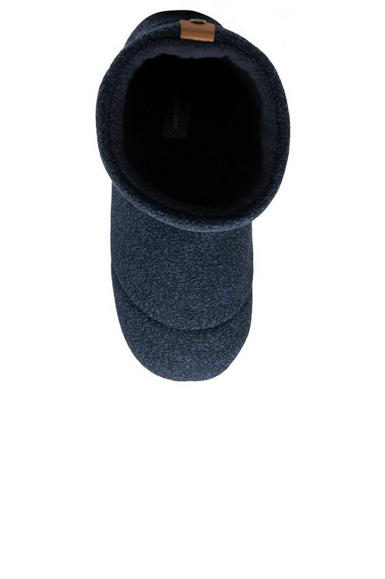 Dunlop Navy 'Shane' Textile Slippers 4