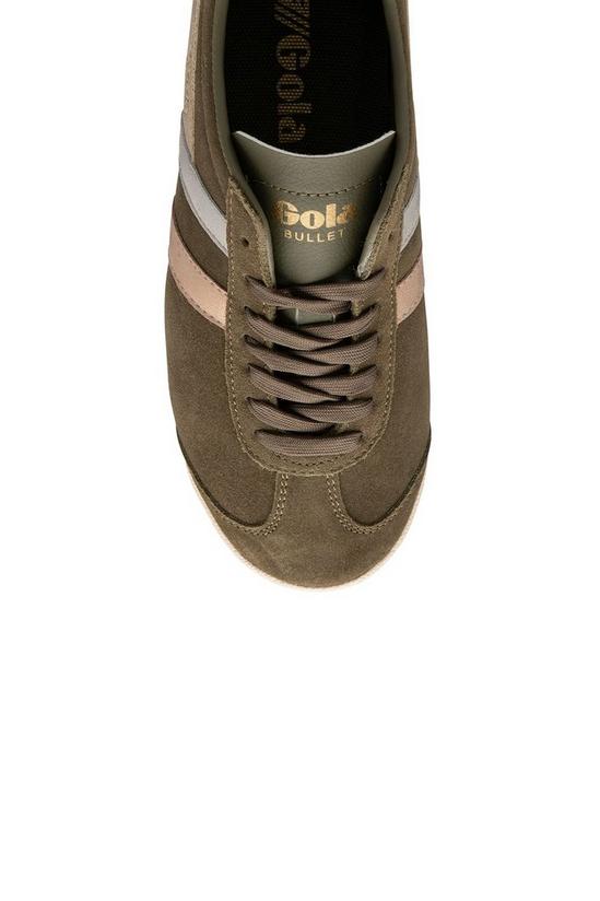 Gola 'Bullet Mirror Trident' Suede Lace-Up Trainers 5