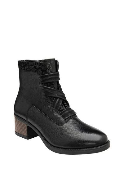 'Boston' Leather Zip-Up Ankle Boots