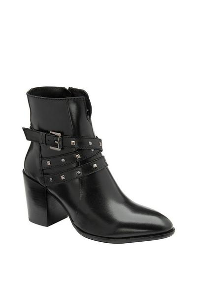 'Delvin' Leather Ankle Boots