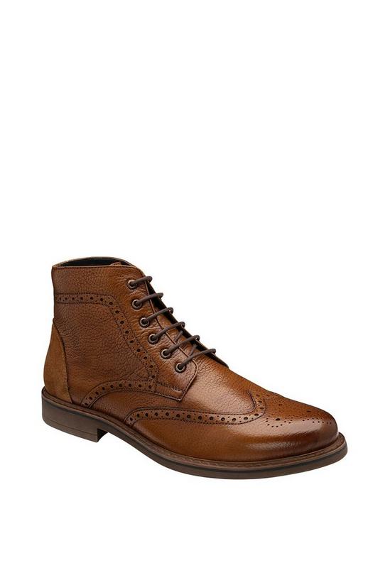 Frank Wright 'Magnus' Leather Brogue Ankle Boot 1