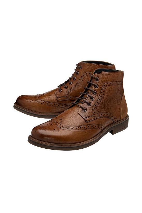 Frank Wright 'Magnus' Leather Brogue Ankle Boot 2