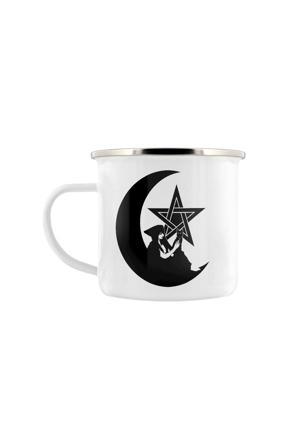 Photos - Mug / Cup Pentagram Witch Enamelled Mug