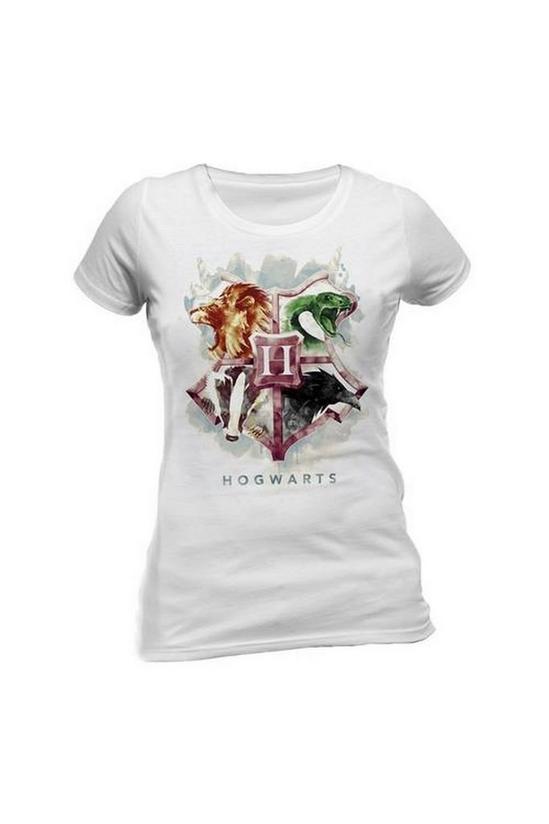 Harry Potter Crest Fitted T-Shirt 1