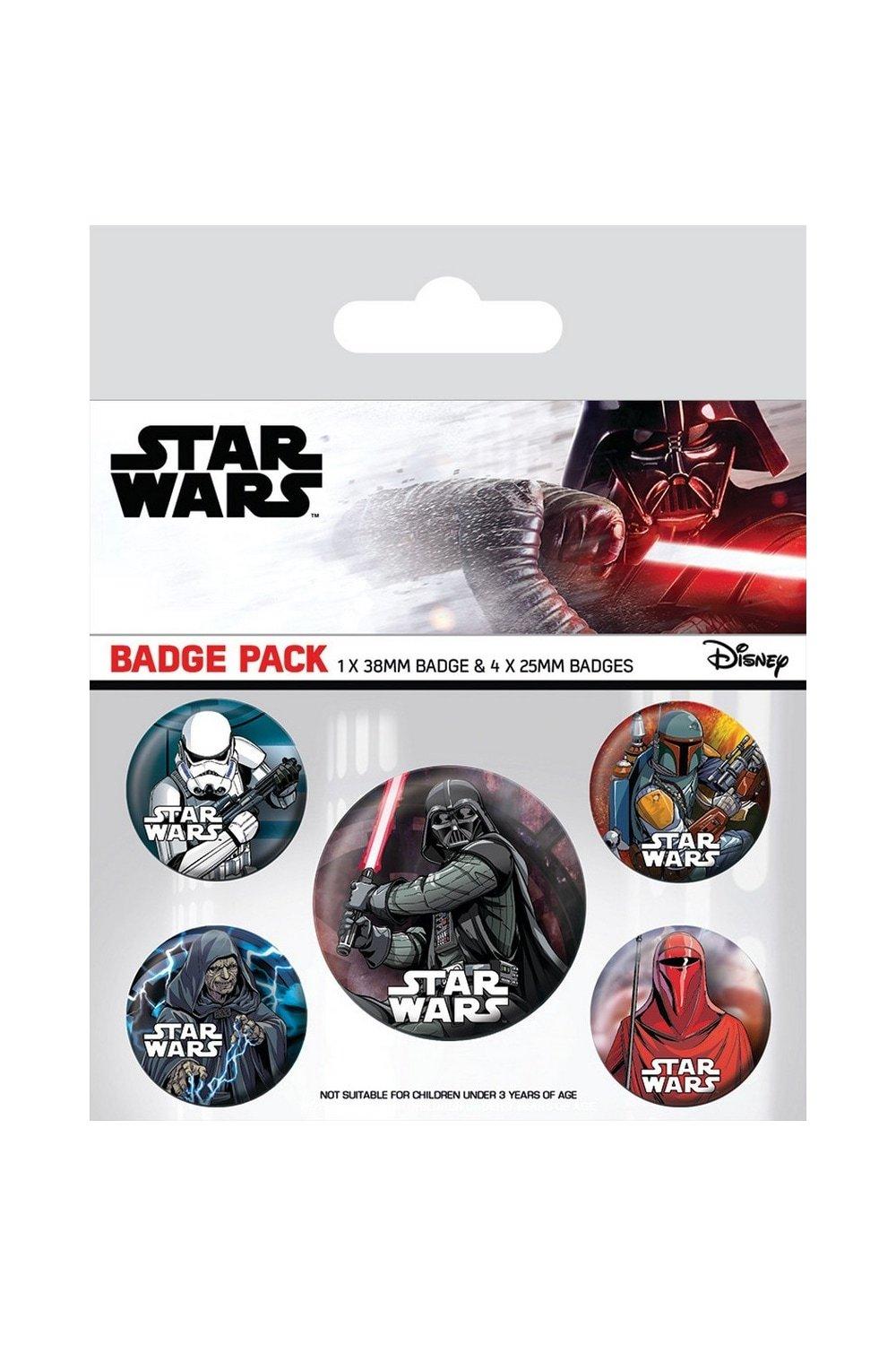 Dark Side Badge Set (Pack of 5)