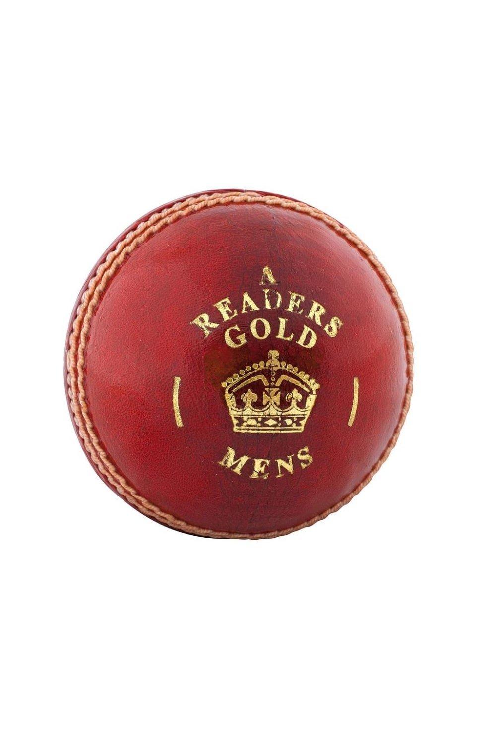 Gold A Leather Cricket Ball