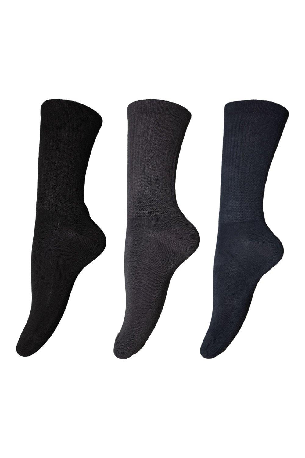 Extra-Wide Comfort Fit Big Foot Socks (3 Pairs)