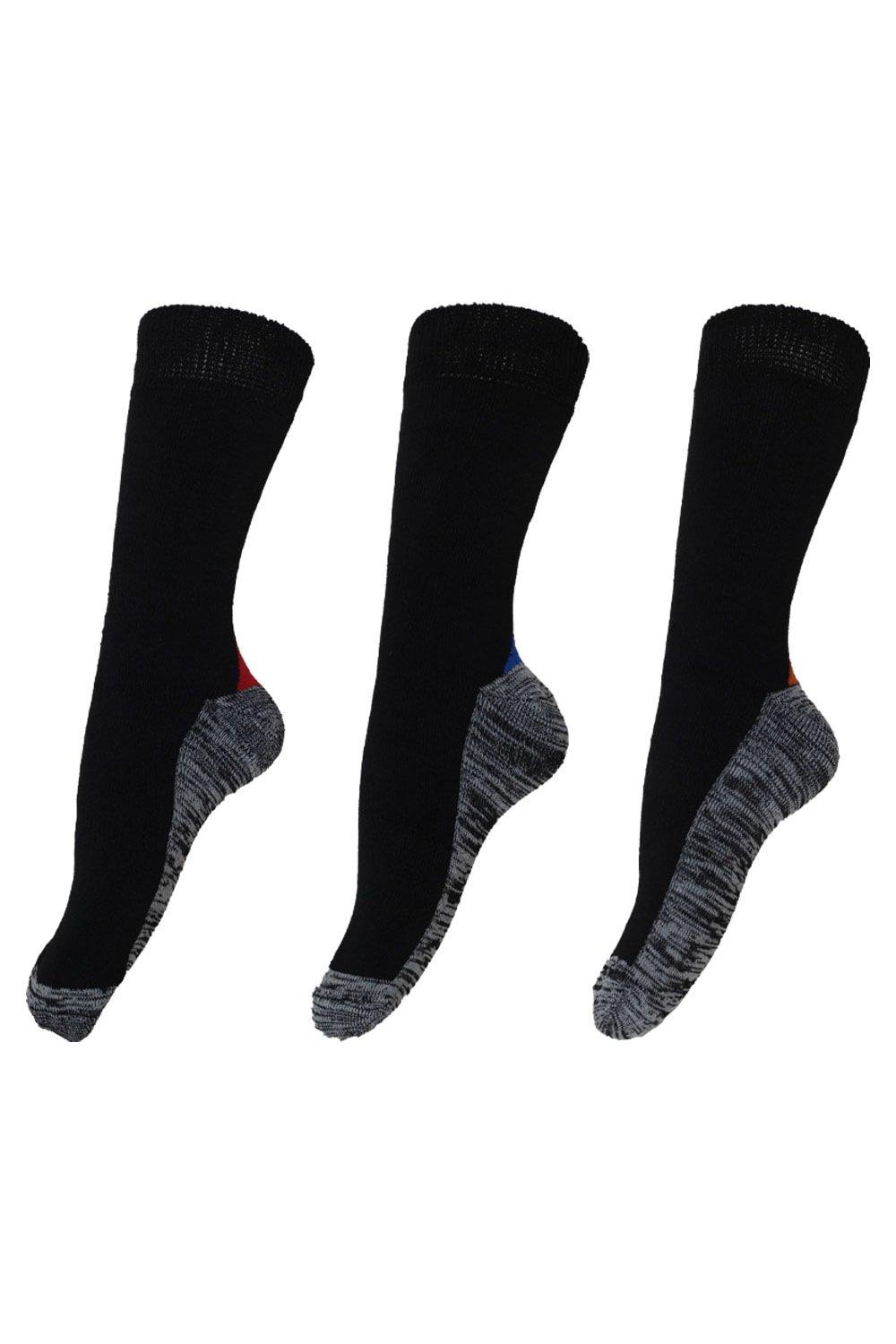 Self-Heating Functional Work Socks (3 Pairs)