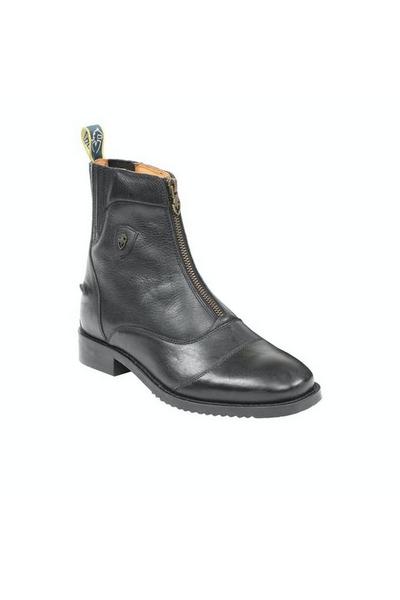 Viviana Zip Leather Paddock Boots