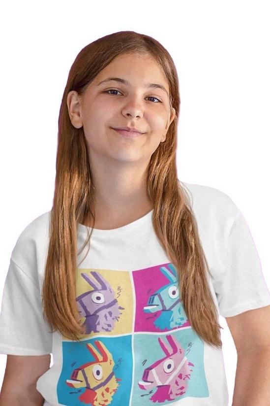 Fortnite Llama Pop Art T-Shirt 3