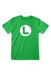Super Mario Luigi Logo T-Shirt thumbnail 1