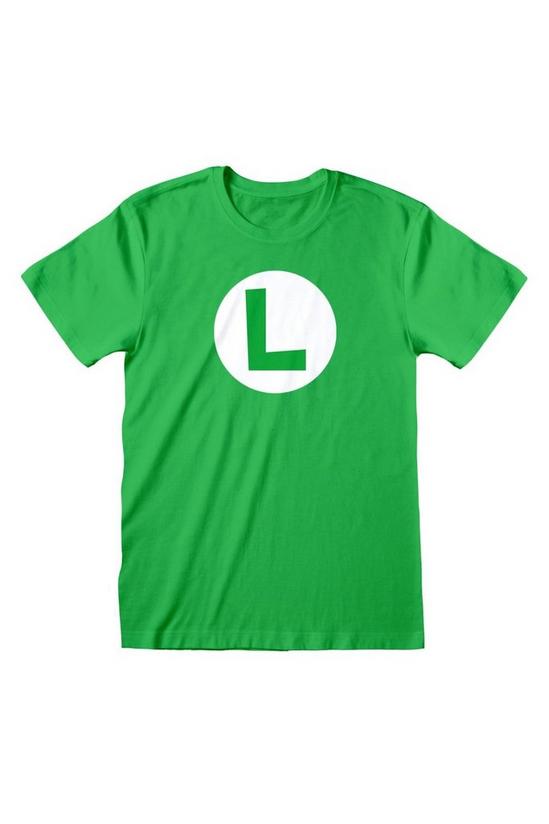Super Mario Luigi Logo T-Shirt 1