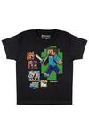 Minecraft Steve And Friends T-Shirt thumbnail 1