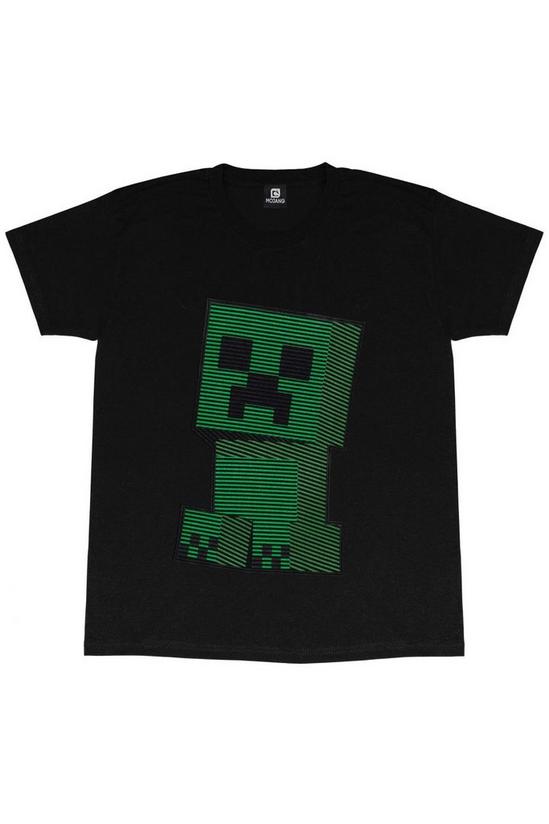 Minecraft Creeper Lines T-Shirt 1