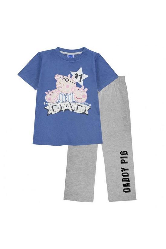 Peppa Pig Number 1 Daddy Pig Distressed Pyjama Set 1
