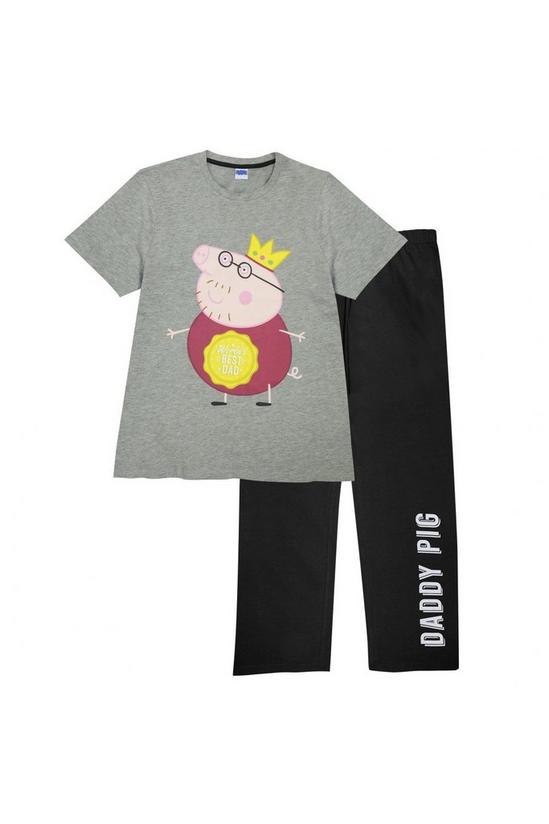 Peppa Pig World's Best Dad Daddy Pig Pyjama Set 1