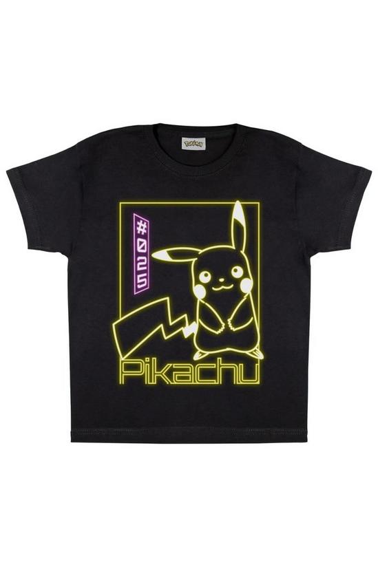 Pokemon Pikachu Neon T-Shirt 1
