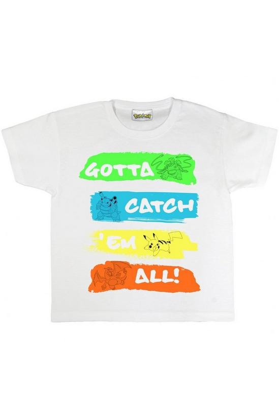 Pokemon Catch Em All Neon T-Shirt 1