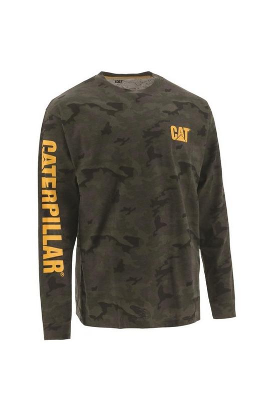 Caterpillar Trademark Banner Camo Long-Sleeved T-Shirt 1