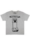 Minecraft Creeper Monochrome T-Shirt thumbnail 1