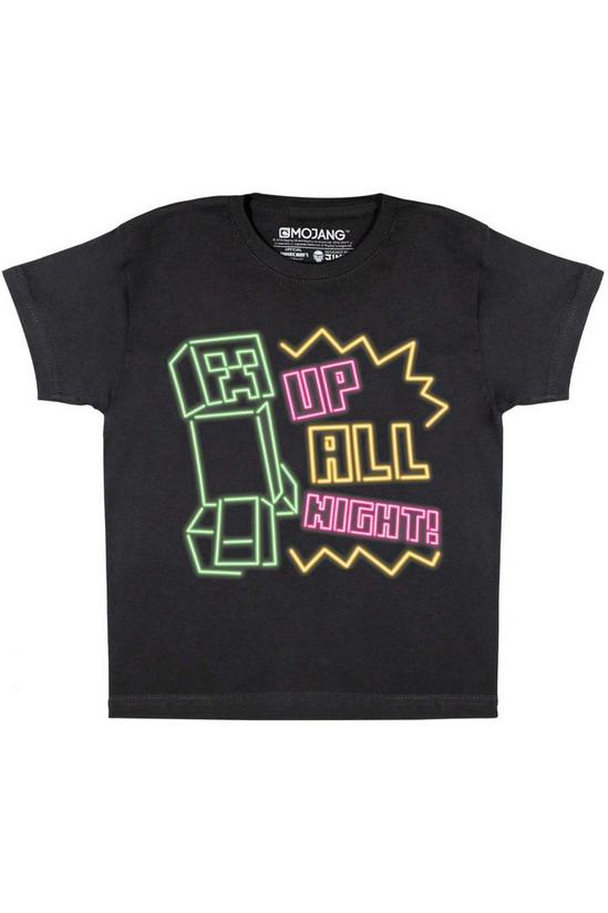 Minecraft Up All Night T-Shirt 1
