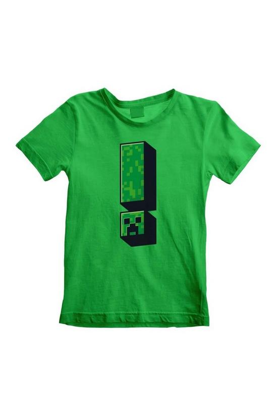 Minecraft Creeper Exclamation Point T-Shirt 1