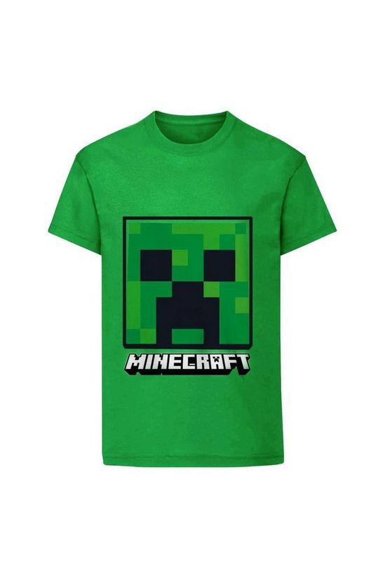 Minecraft Creeper Face T-Shirt 1