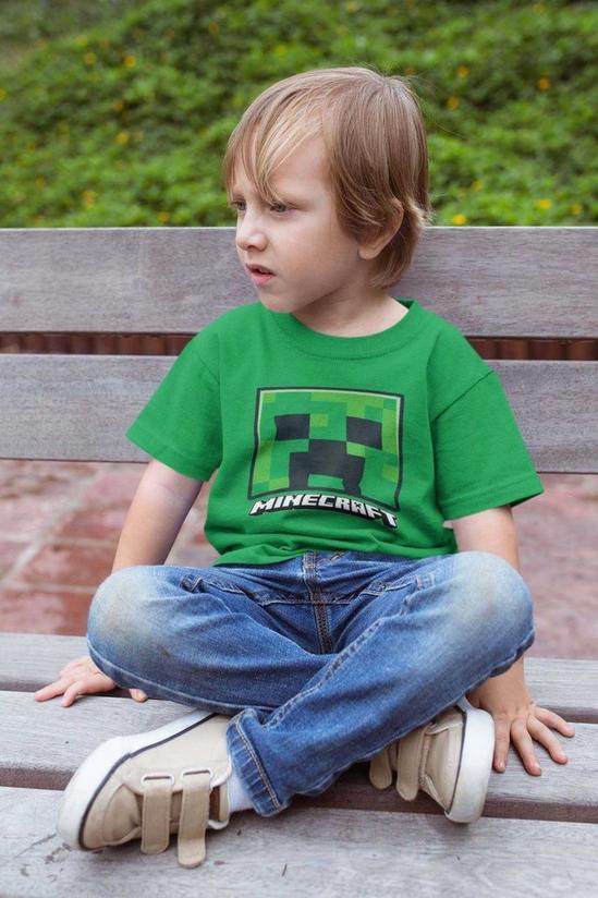 Minecraft Creeper Face T-Shirt 3