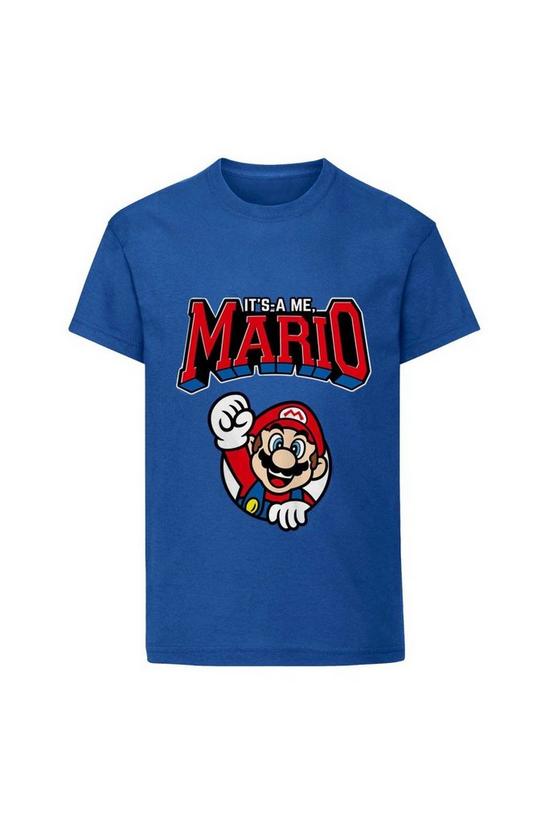 Super Mario Mario Varsity T-Shirt 1