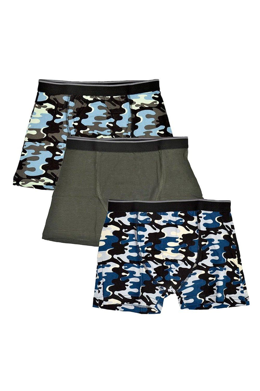 Camo Boxers (Pack Of 3)